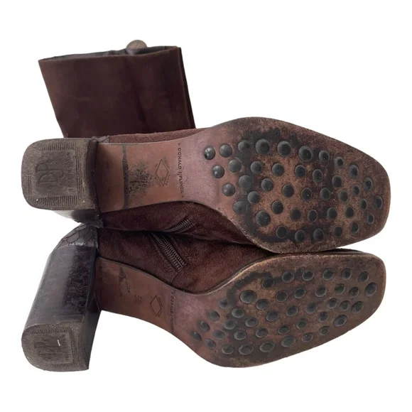 Donald J Pliner Suede Brown boots Women's Size 5 M - Picture 8 of 10